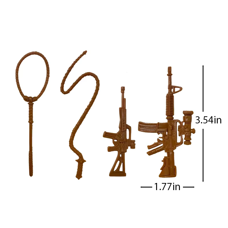 Jouets de décoration de scène de dinosaures du monde jurassique, outils de chasse, accessoires de fi