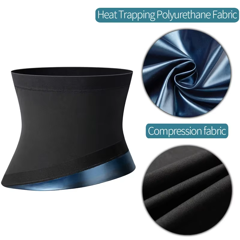 Hommes Abdomen réducteur Sauna corps Shaper Fitness sueur tondeuse ceinture taille formateur ventre 