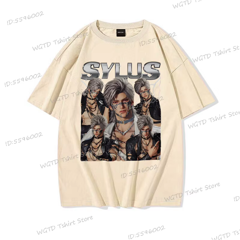 Sylus Love and Deepspace T-Shirt en coton Vintage Streetwear femmes hommes vêtements Harajuku Y2k T-