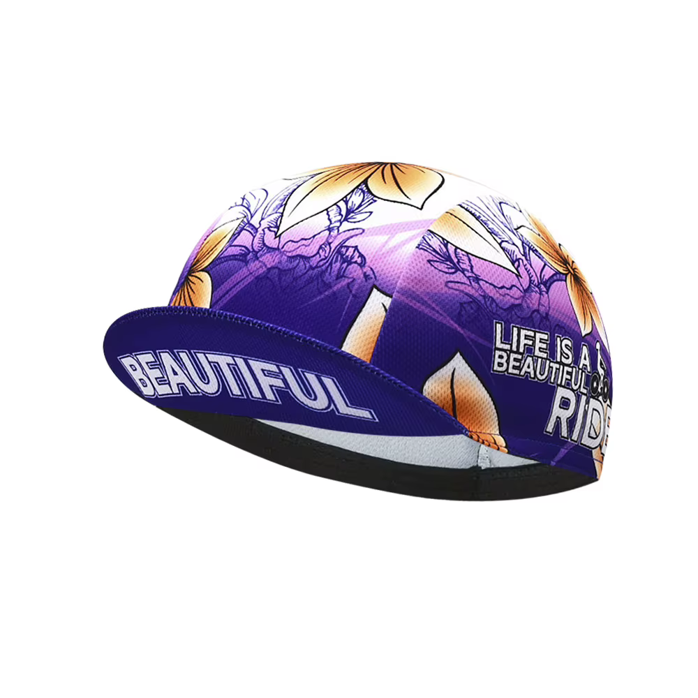 Casquettes de cyclisme classiques imprimées, anti-UV, séchage rapide, en maille, pour le sport en pl