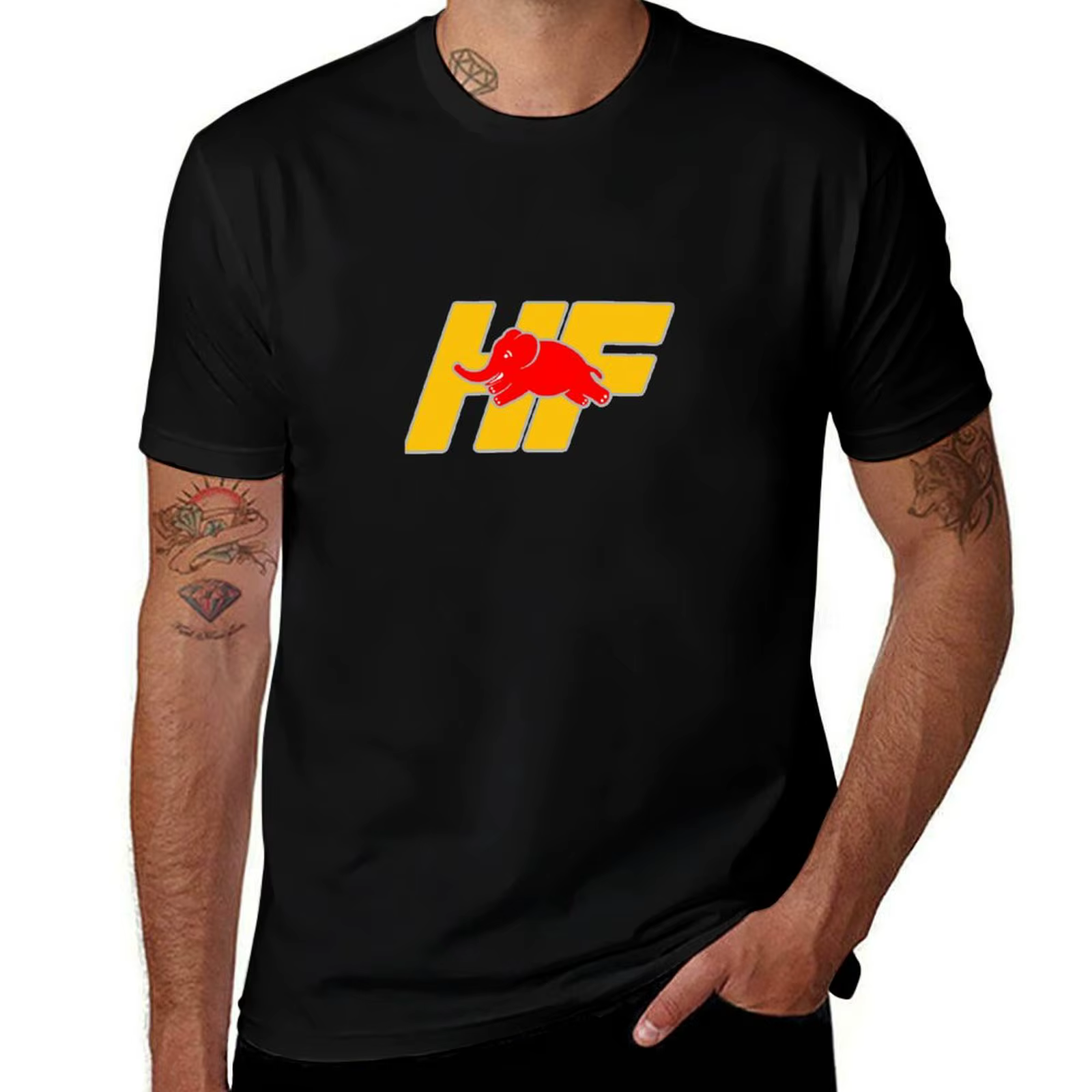 Lancia HF Elefantino Classique Classique T-Shirt t-shirts coton 100% homme T-Shirt designer T-Shirt 