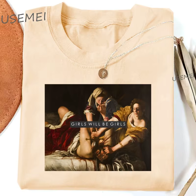 Les filles seront filles T-shirt Vintage féministe fille puissance T-shirt coton à manches courtes c
