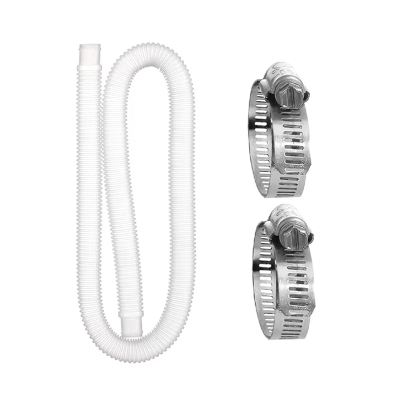 Tuyau de rechange bleu et blanc pour pompe de piscine hors sol Intex, accessoire de 1 à 1/4 pouces, 