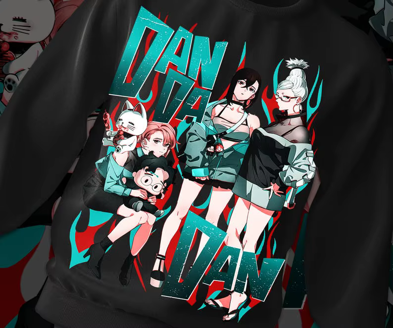 T-Shirt Dandadan SeATM Ayase, Cosplay Momo Anime, Cadeau Exclusif