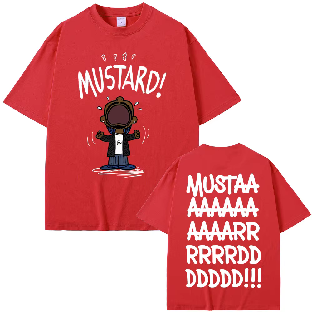 Rappeur Kendrick Lamar pas comme nous moutarde drôle impression T-shirts hommes femmes Hip Hop musiq