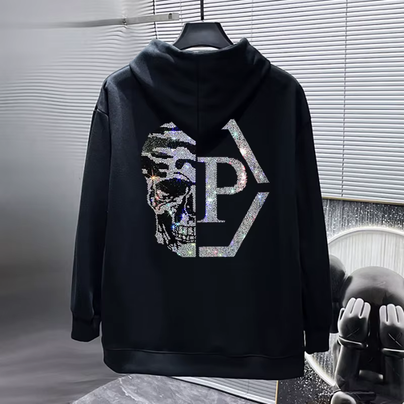 Sweat à capuche sports de rue dessin animé fer perceuse motif sweat à capuche décontracté tout plus 