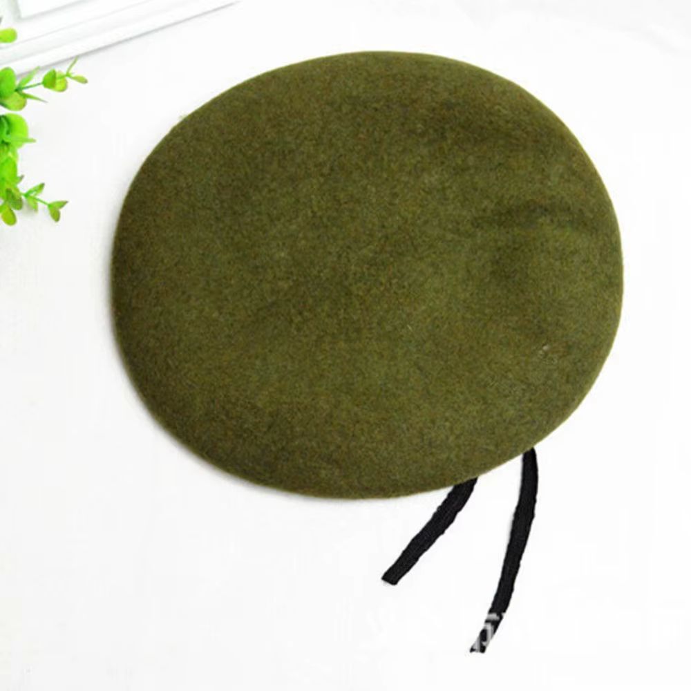 Casquette uniforme unisexe tendance pour femmes et hommes, chapeau en laine de style français, chape