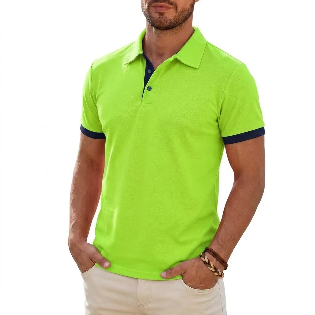 T-shirt de luxe à manches courtes pour homme, léger, respirant, vêtements d'été, chemises de sport f