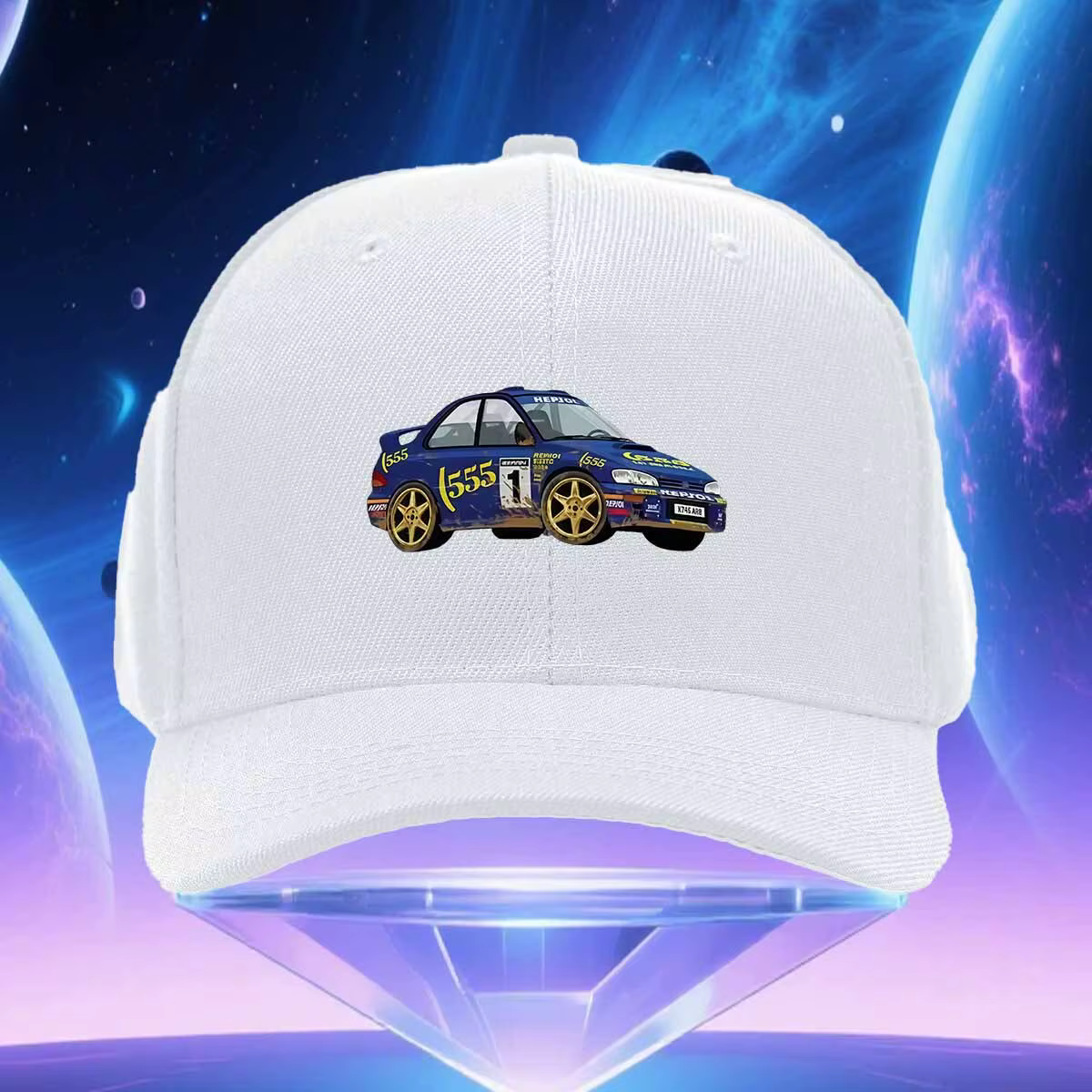 Casquette de baseball avec logo WRX Rally Car pour hommes et femmes - Casquette ajustable avec WRX 5