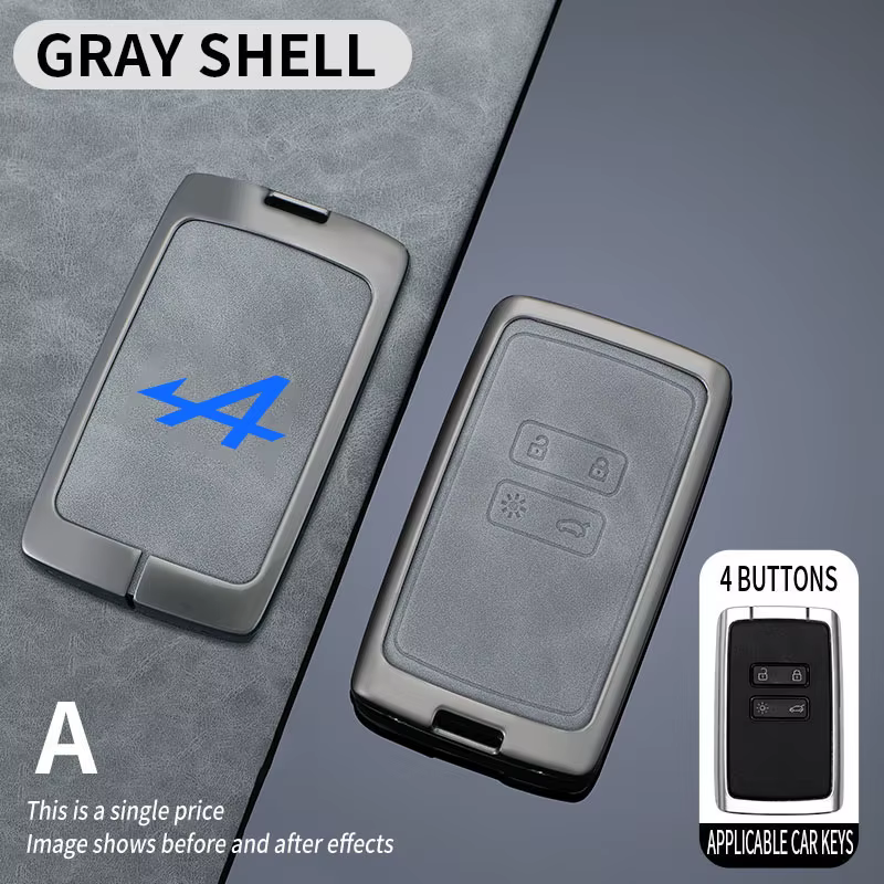 Étui de protection complet pour clé de voiture Alpine A290 GTS A110 Espace Austral Koleos Captur Kad