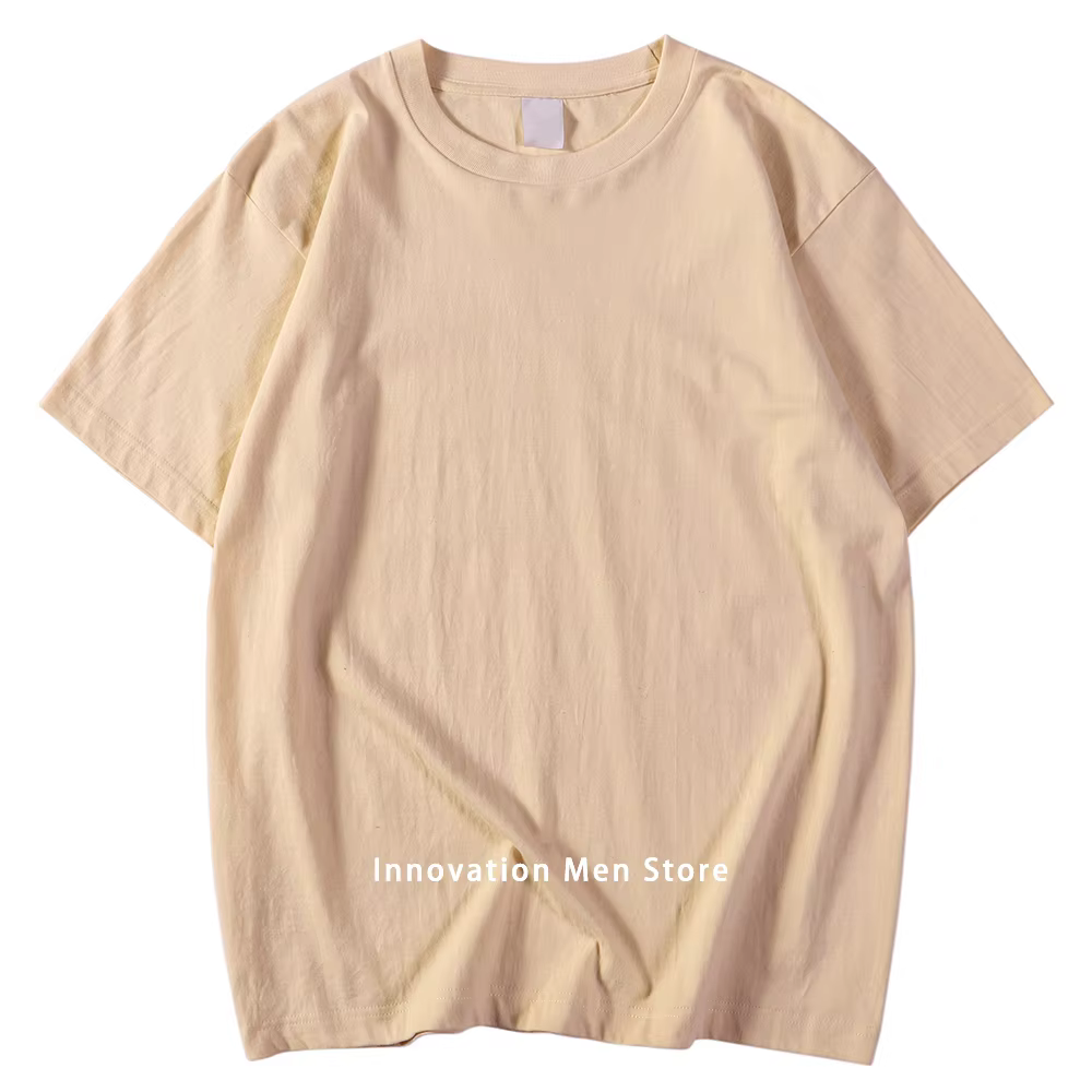 14 couleurs couleur bonbon 100% coton T-Shirts hommes femmes surdimensionné manches courtes décontra