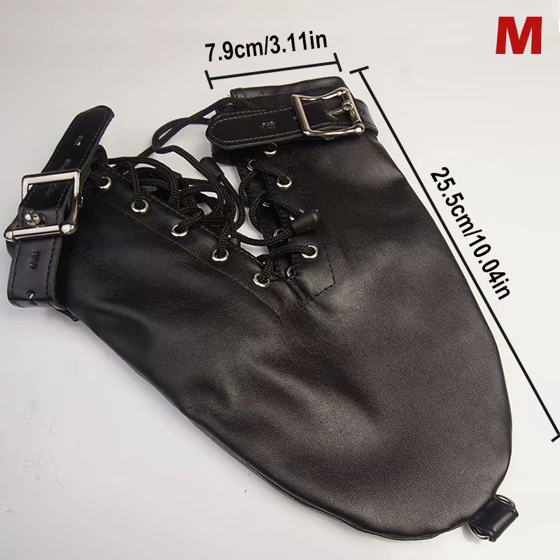 Mitaines de menottes sexuelles BDSM, gants en simili cuir, mitaines de poing de patte de chien, cont