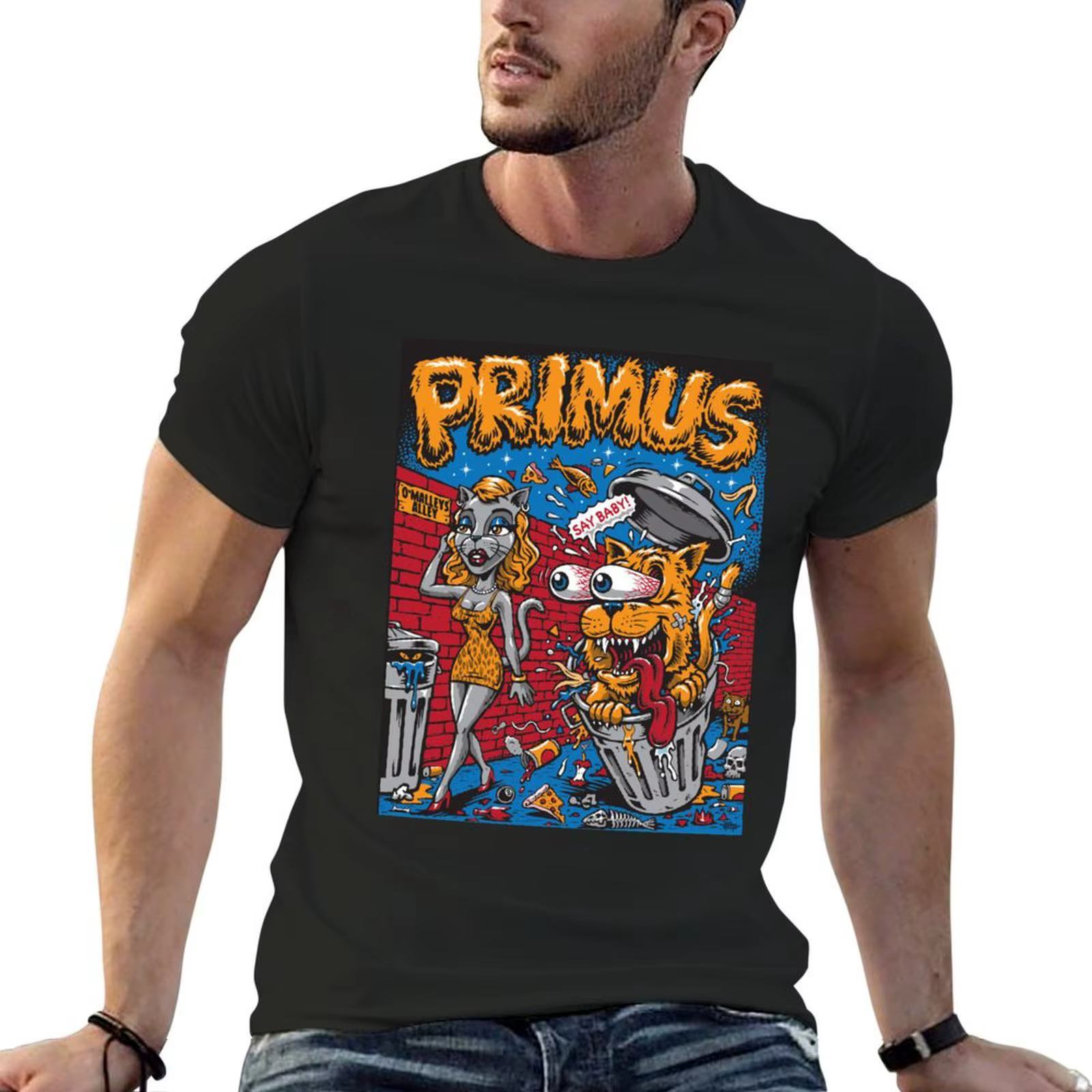 PRIMUS ALBUM-T-Shirt Essential pour Homme, Vêtement Graphique, Bleu, Archive, 2020, ATINCEKOLA