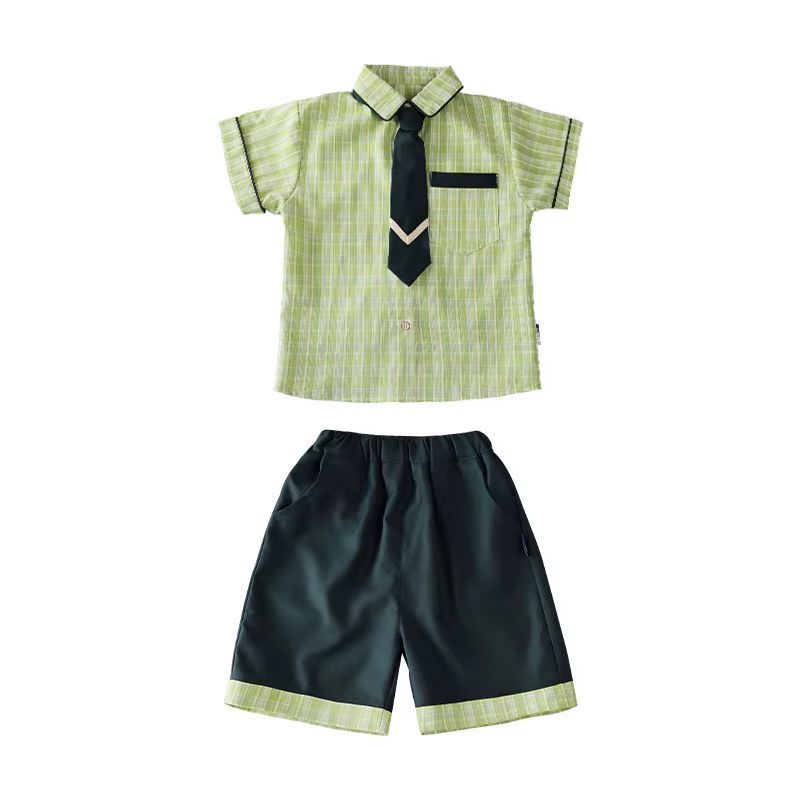 Uniforme scolaire garçon filles vêtements ensemble haut et bas 2 pièces Costume Costume enfants enfa