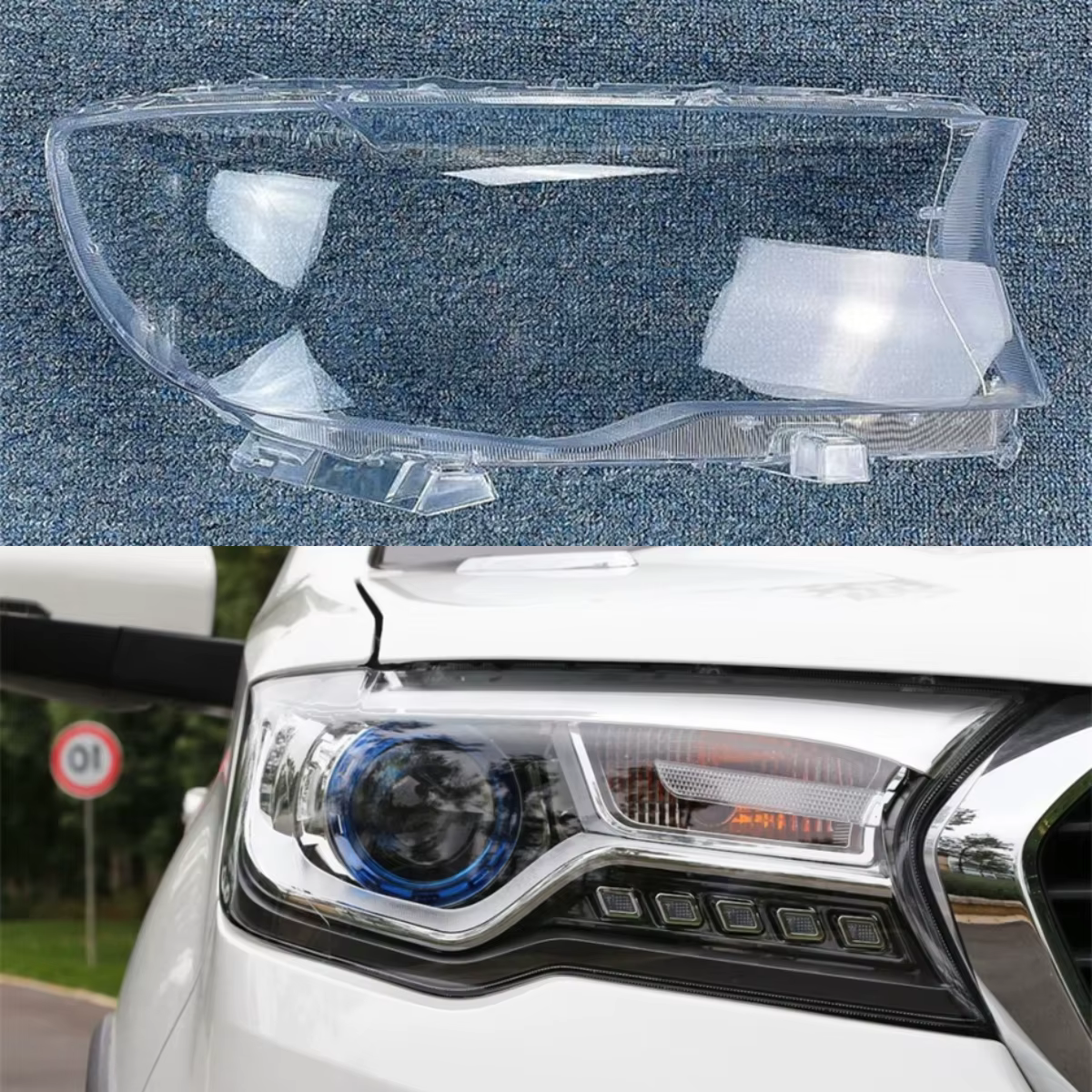 Accessoires pour véhicules Great Wall Haval H1 Blue Label 2015 2016 2017 : Coque de phare avant, sup