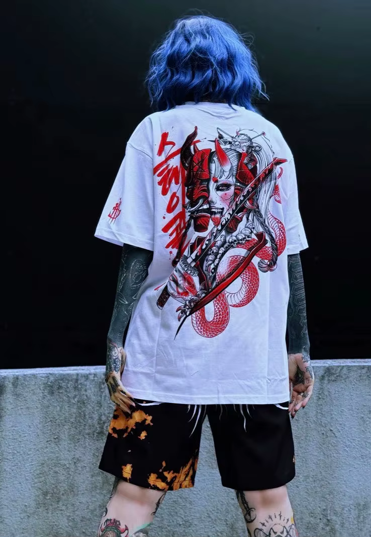 Stay Cold Apparel - Fashion Kill Blanc/Rouge - T-Shirt