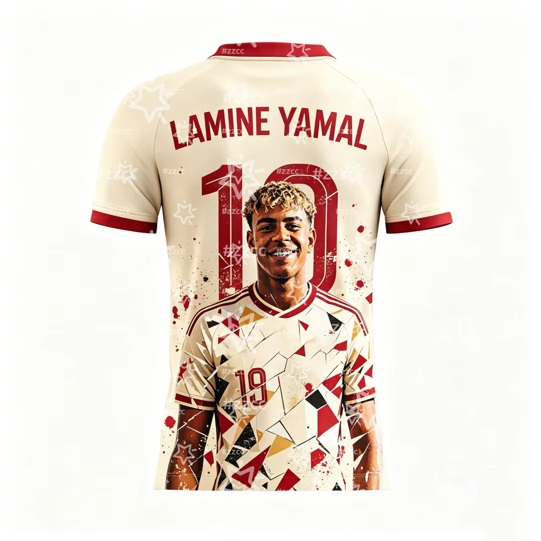 Maillot de football YAMAL n°19 2026 – Cadeau pour supporters espagnols, kit d'entraînement, t-shirt 