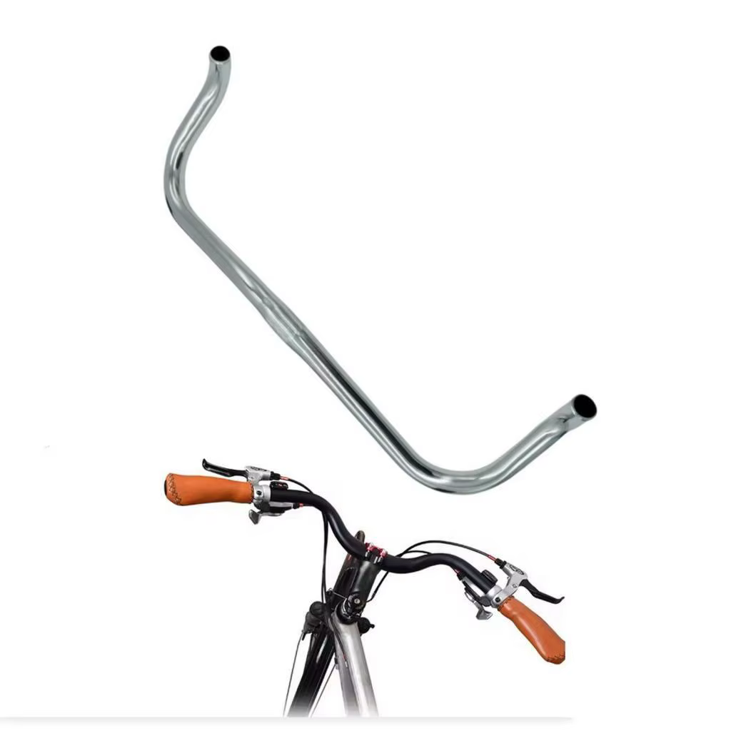 Guidon de vélo de montagne léger en aluminium, type Bullhorn, accessoire de cyclisme, poignée de vél