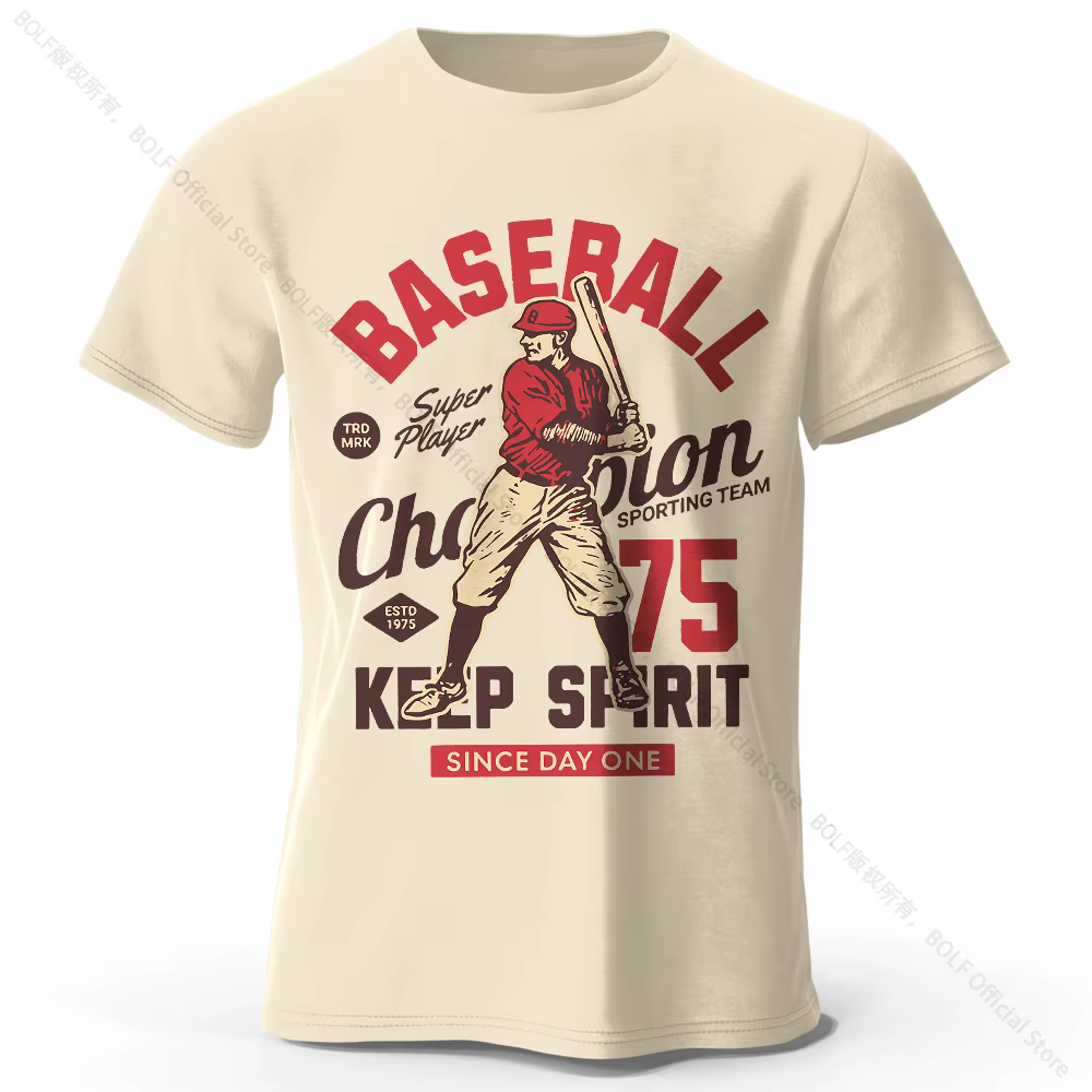 T-shirt imprimé Keep Spirit pour hommes et femmes, t-shirts graphiques de rue respirants, 100% coton