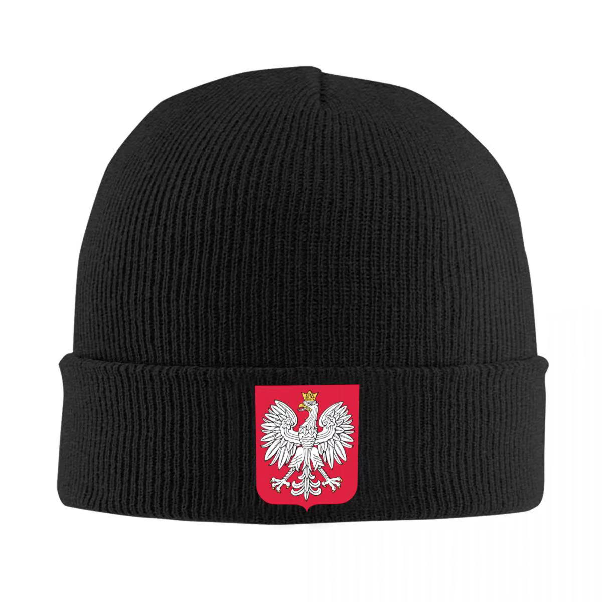 Bonnet unisexe personnalisé pour femme, Skullies, chapeau chaud, blason, Skullies, Royaume de Pologn