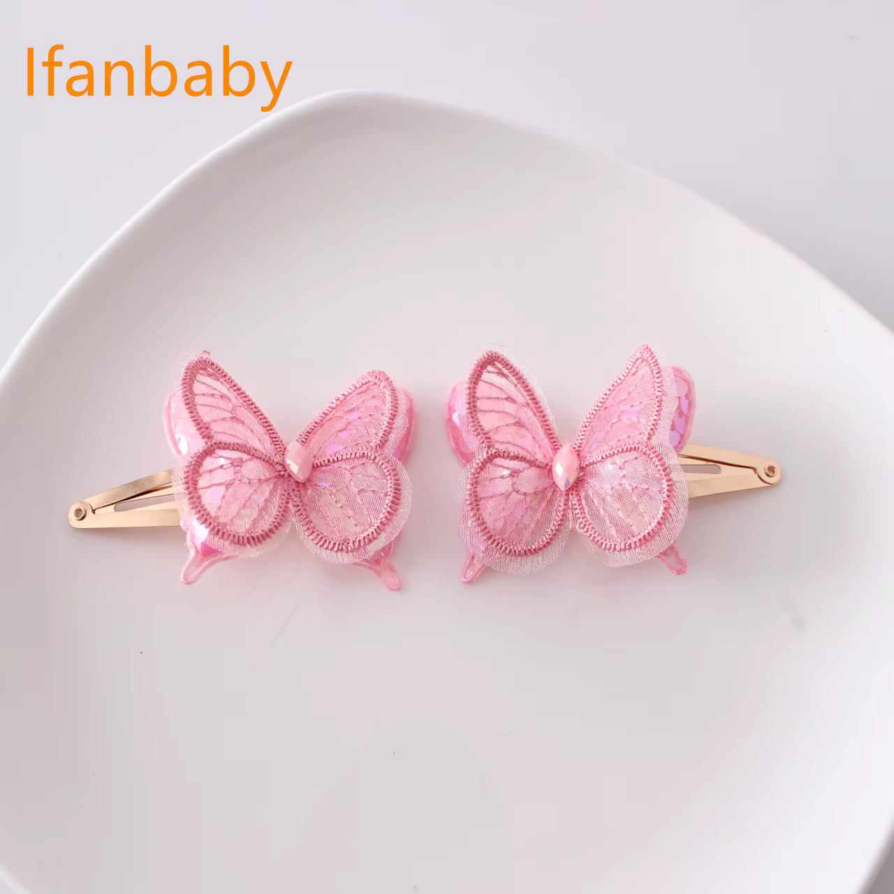 Pince à cheveux papillon pour enfants, accessoires mignons pour bébés et tout-petits, première pince