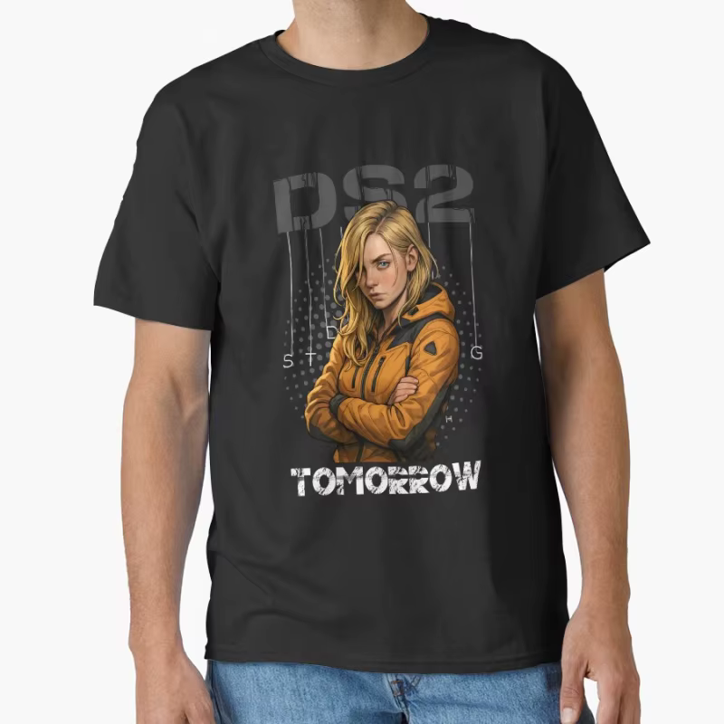 Demain Death Stranding hideo kojima productions jeu vidéo pour les fans cadeau T-shirt grande taille