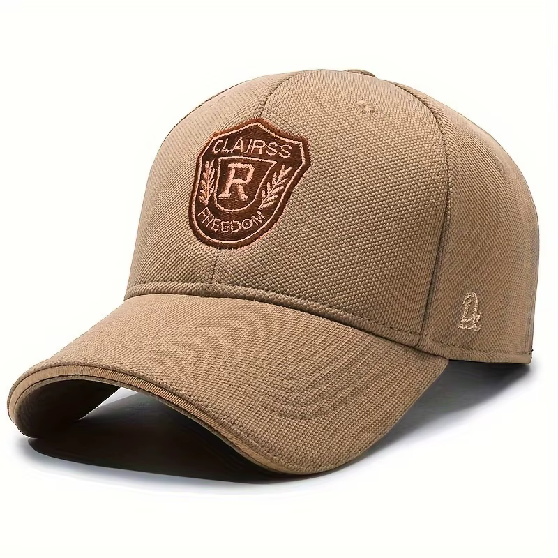 Casquette de baseball noire tendance avec logo brodé, tissu respirant, ajustement réglable, idéale p