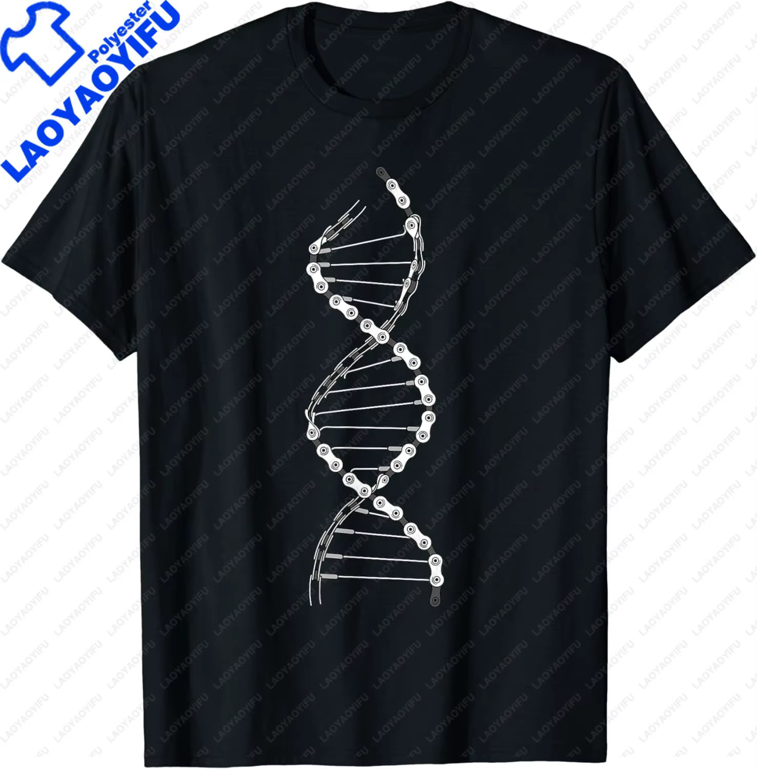 Drôle ADN cyclisme chaîne de vélo VTT amoureux tenue T-Shirt hommes vêtements hauts graphiques t-shi