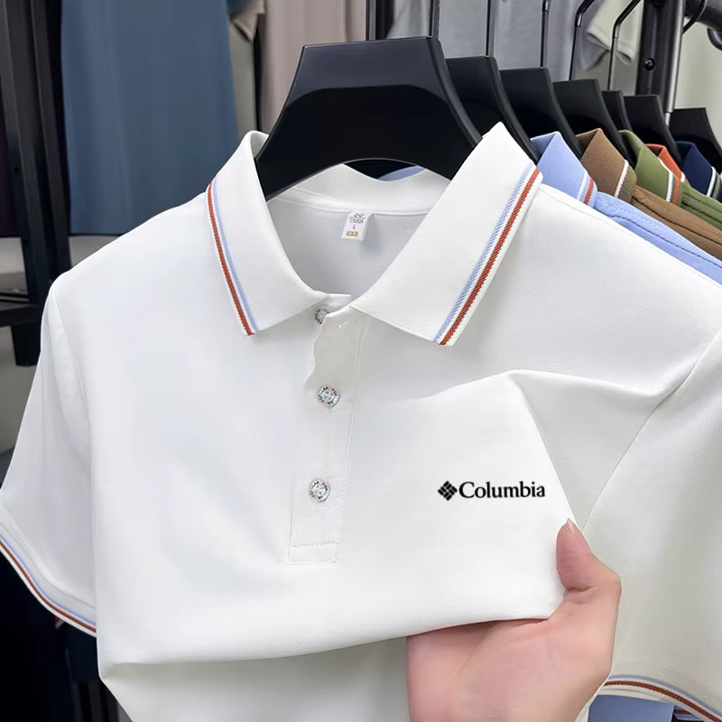 Polo haut de gamme avec broderie de lettres, confortable, respirant, décontracté, nouveau style d'ét