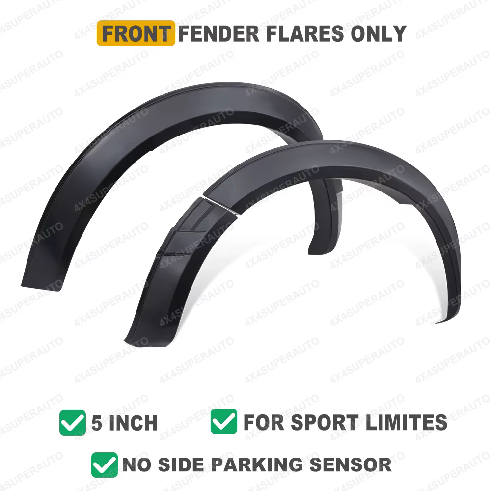 Arc de roue évasé pour garde-boue avant, 4 pièces, pour Ford Ranger Next Gen T9 2023 – 2025, SPORT l