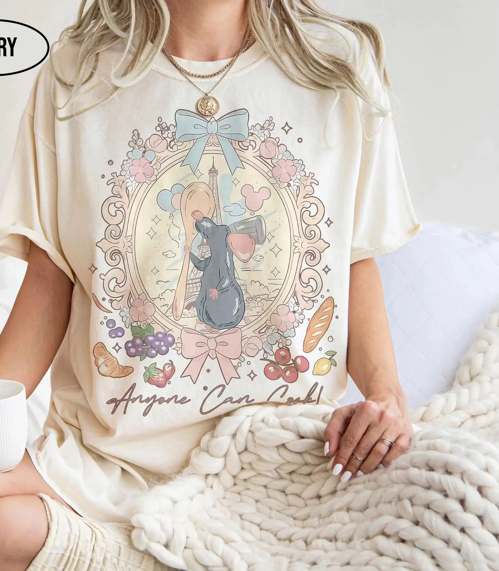 Nostalgique pour les adultes et les enfants ! T-shirt en coton Ratatouille Remy, style graffiti rétr