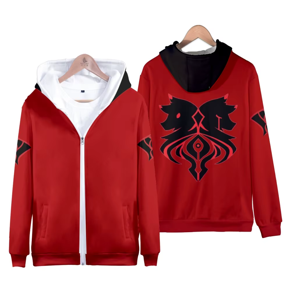 Aphmau sweat à capuche Aaron fermeture éclair veste adolescente Merch dessin animé Cosplay sweats à 