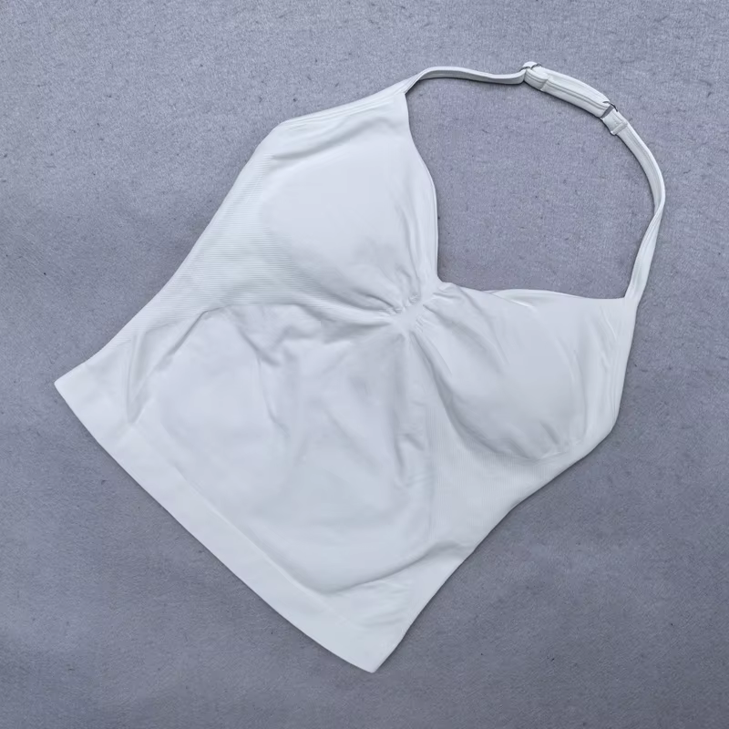Haut de sport à bretelles réglables, dos nu, vêtements de gymnastique pour femmes, soutien-gorge fro