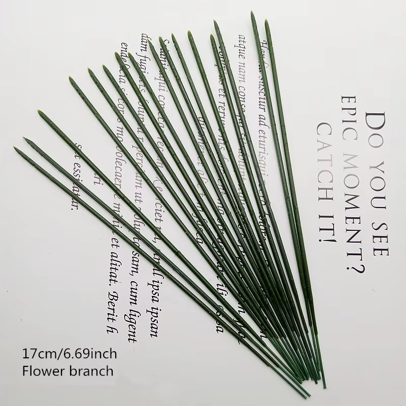 Arrangement de tiges de fleurs, accessoires pour têtes de fleurs, branches, artisanat de fleuriste, 