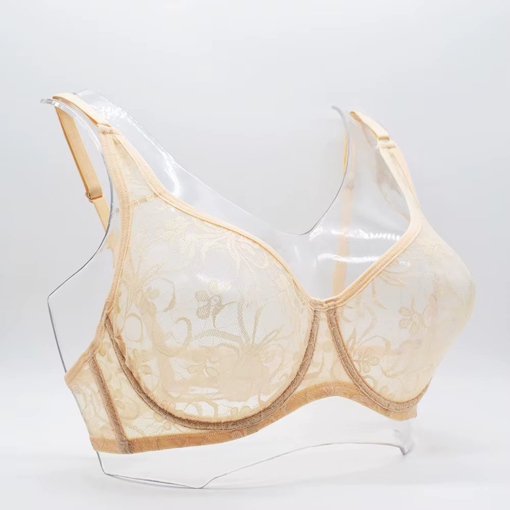 Soutien-gorge Sexy en dentelle pour femmes, sans doublure, à armatures, sous-vêtements non rembourré