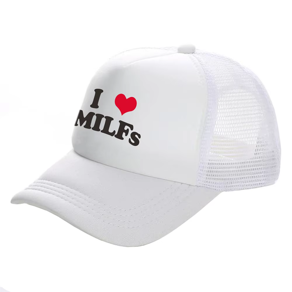 J'aime les MILFS casquettes de camionneur hommes drôle Humor chapeau casquette de Baseball Cool été 