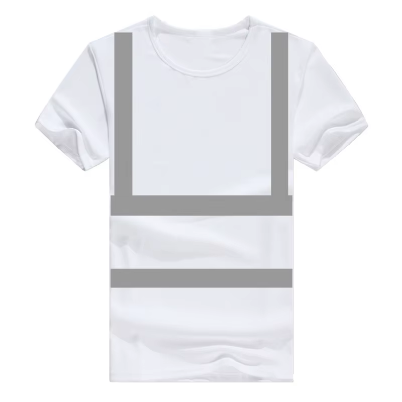 Chemise réfléchissante pour hommes, chemise de travail à manches longues, haute visibilité pour le t