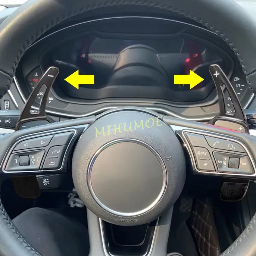 Pour Audi A3 A4 B9 A5 Q2 Q3 Q5 Sportback Q7 Q8 intérieur volant palette manette de vitesse Extension