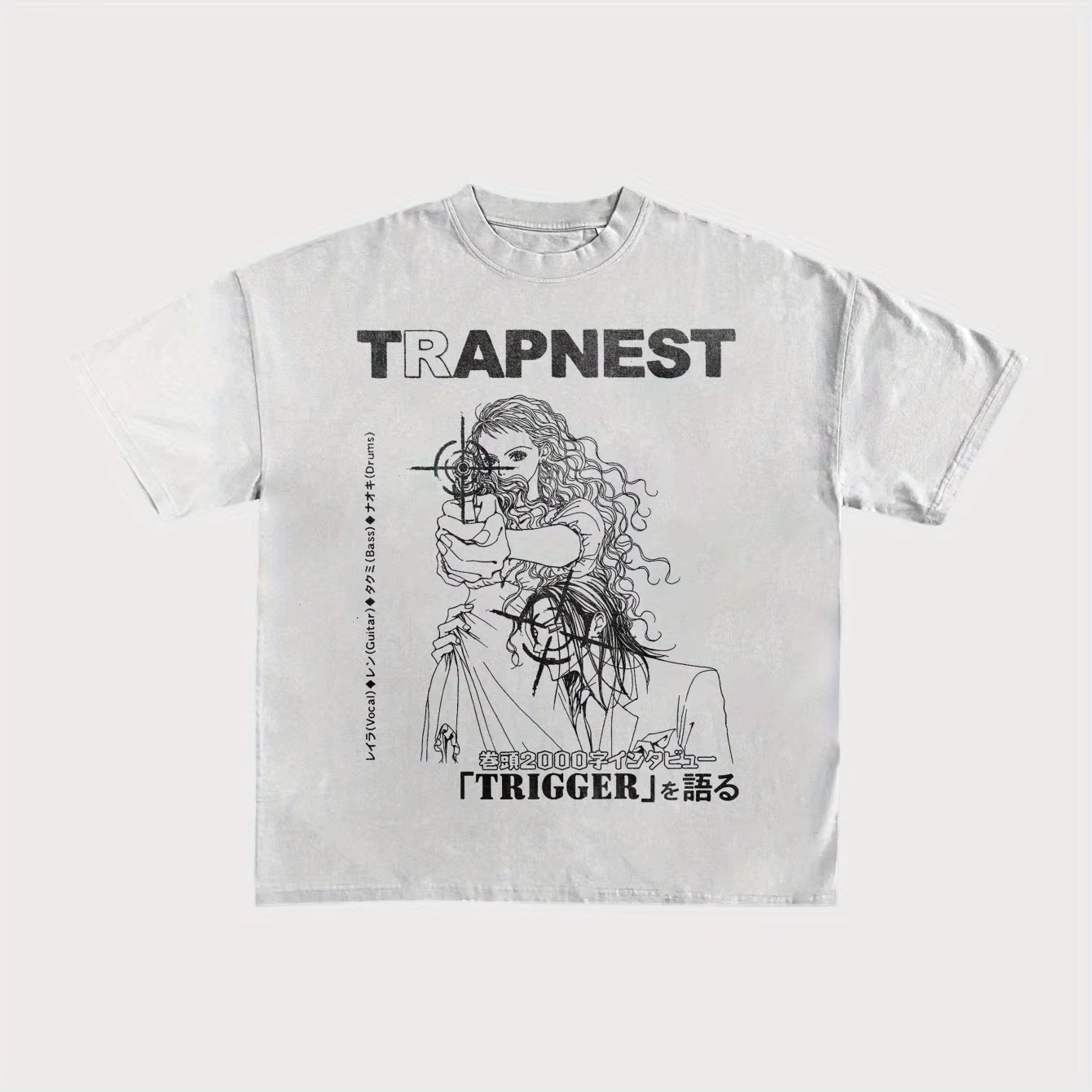T-shirt Trapnest Nana Anime Manga, imprimé avec le personnage japonais Reira Takumi, tee-shirt décon