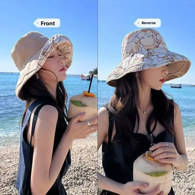Casquette de pêche anti-UV pour femme, protection solaire intégrale, chapeau bob à large bord pour l