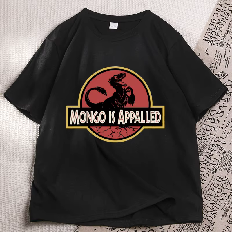 T-shirt Mongo Is Appalled pour hommes et femmes, avec image de princesse Donut, style rétro vintage,