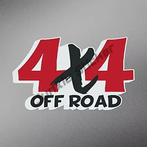 Autocollant de décalcomanie de la vieille école hors route, 4x4, 4 roues motrices, logo de voiture, 