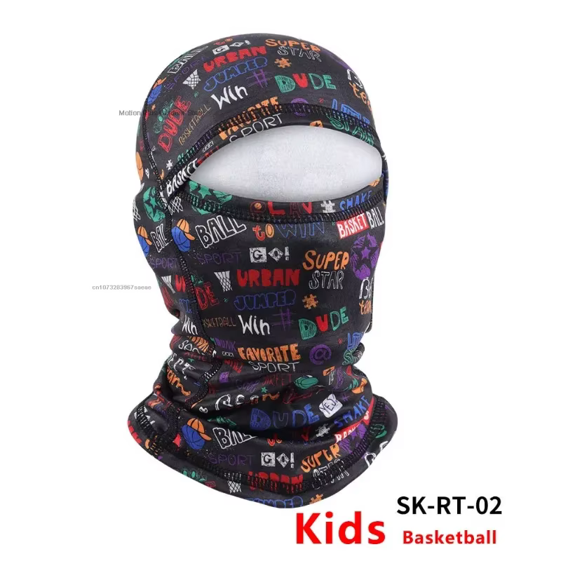 Cagoule à la mode pour Parent et enfant, couverture complète du visage, casquette de ski avec peluch