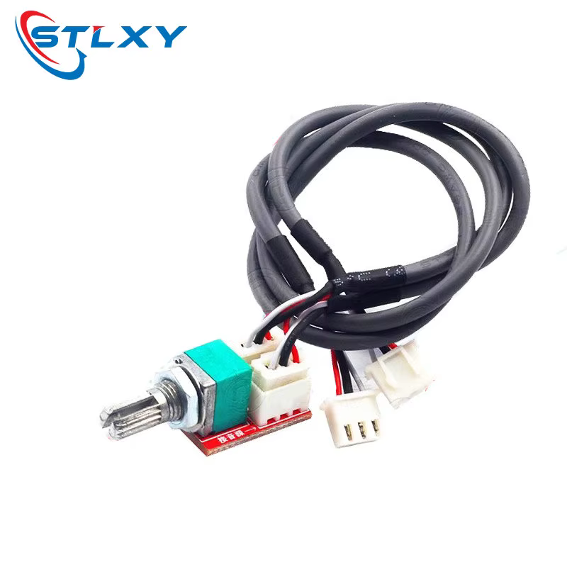 Potentiomètre de Volume duplex 50K, carte adaptateur avec fil blindé de 300mm, carte amplificateur d