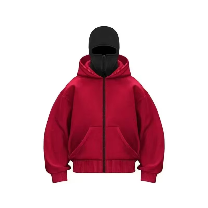 Chemise de Sport ample à capuche Ninja pour hommes, sweat-shirt de rue ample et décontracté, masqué,