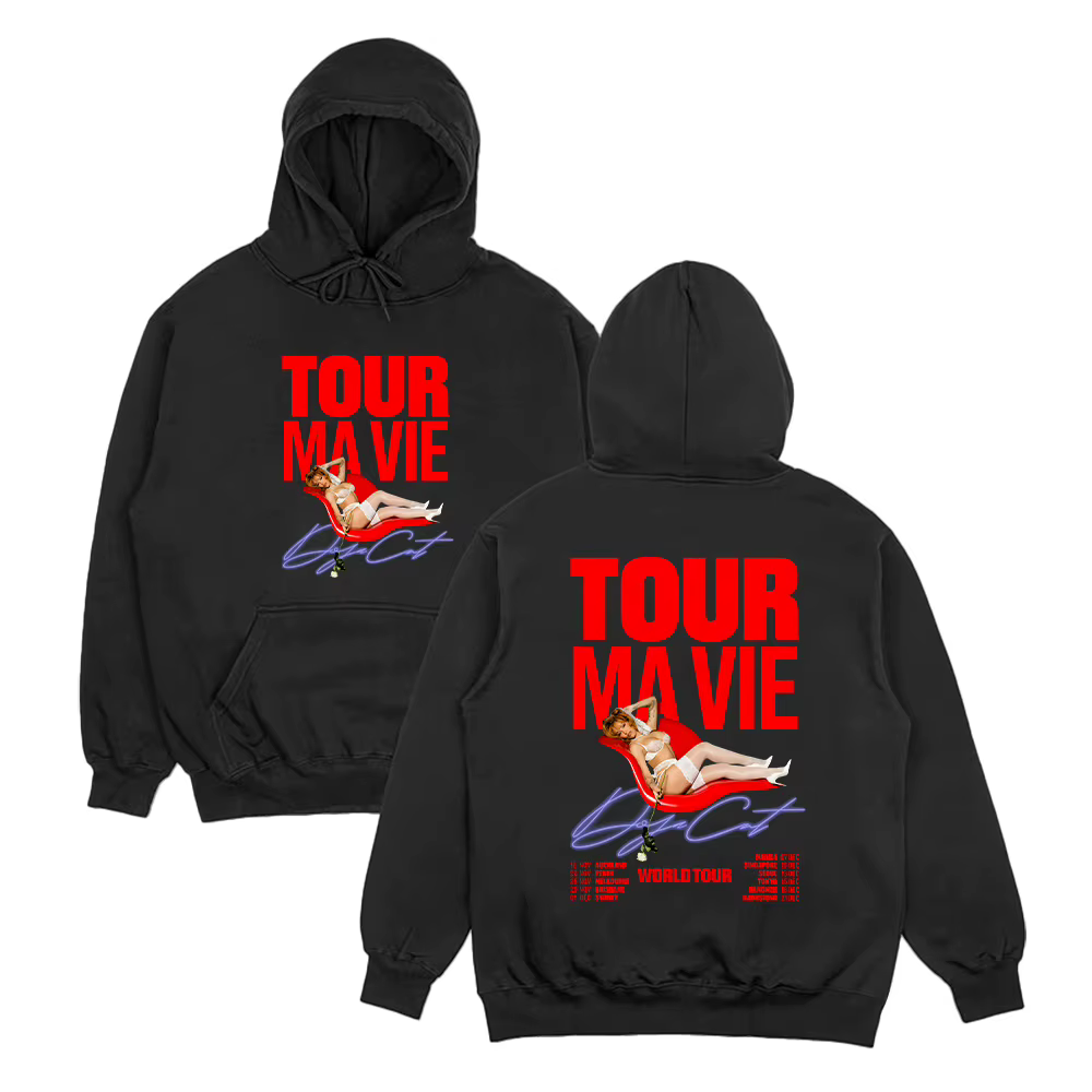 Doja Cat World Tour 2025 sweat à capuche pour homme rétro Hip Hop mode sweats femmes à manches longu