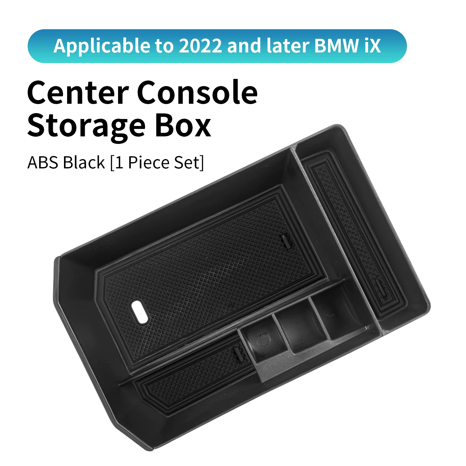Boîte de rangement pour accoudoir de console centrale BMW ix, accessoires de modification intérieure