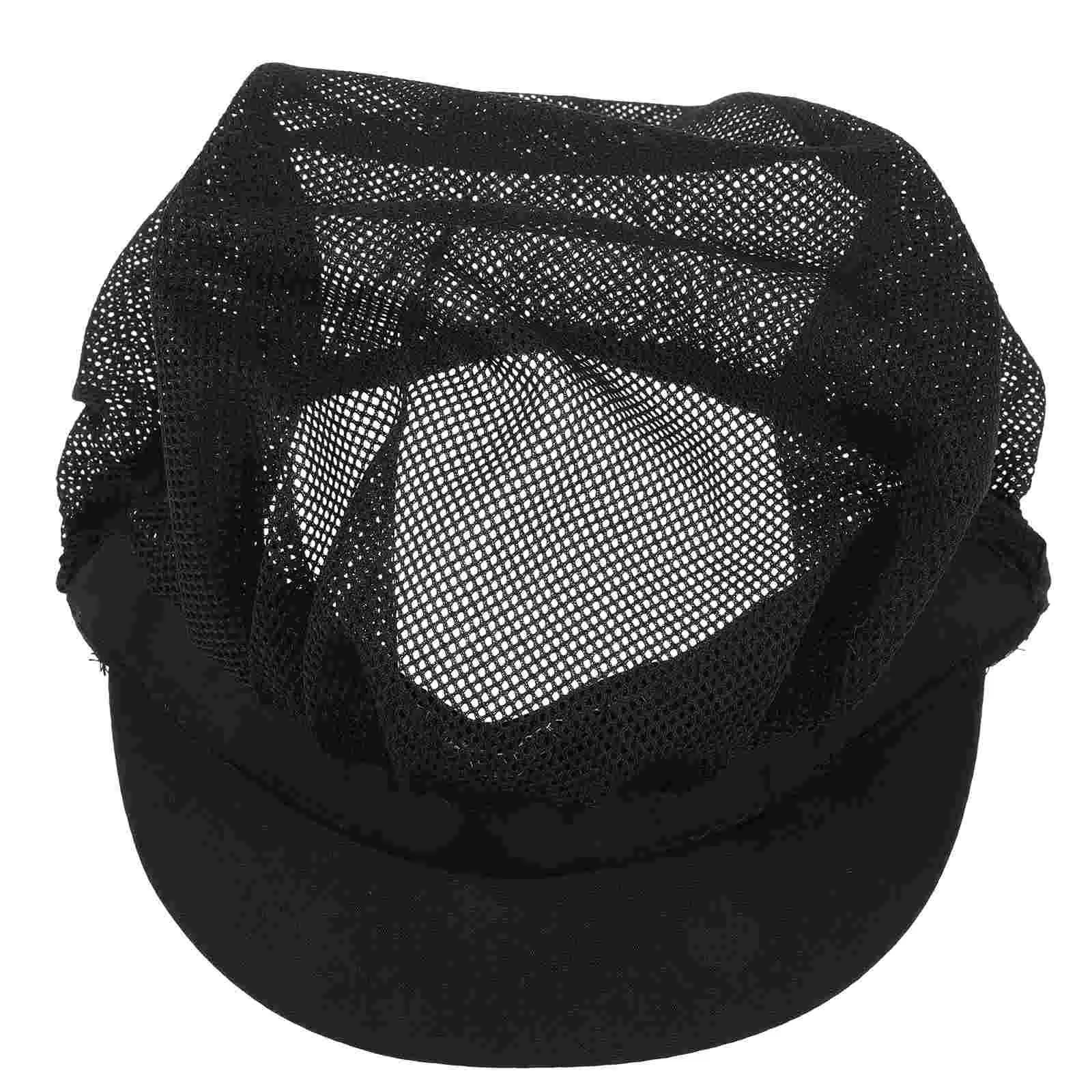 Bonnet de chef en maille respirante élastique réglable, chapeau de travail, bonnet pour le travail d