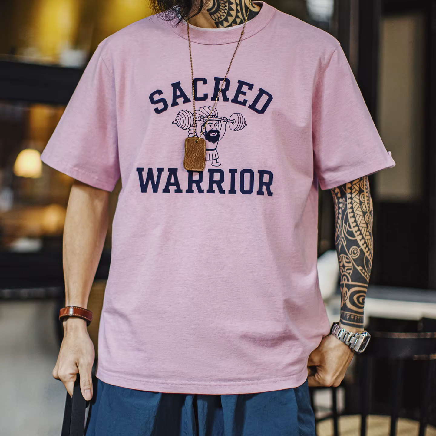T-shirt d'été Maden pour homme, style Amekaji, coupe oversize, décontracté, workwear, cargo, classiq