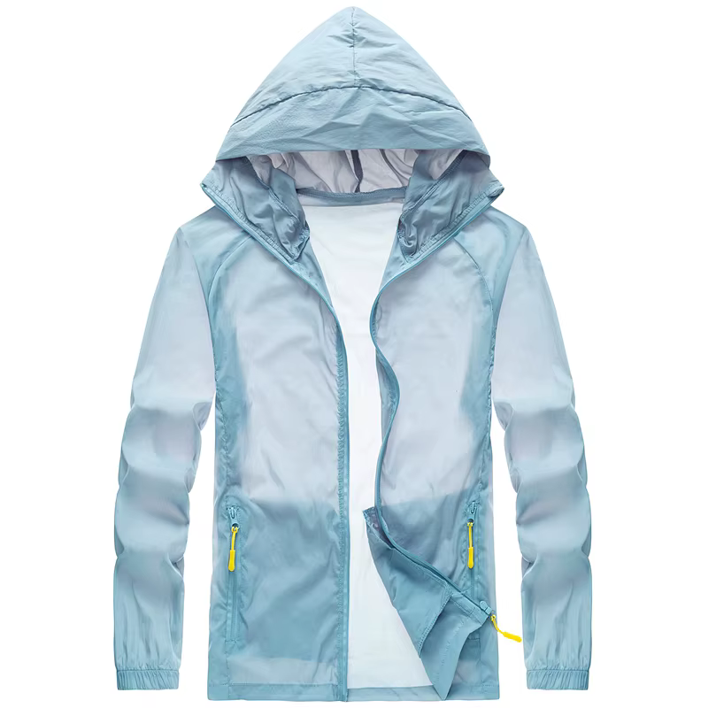 Vêtements de protection solaire d'été pour hommes, veste décontractée à séchage rapide pour le vélo,